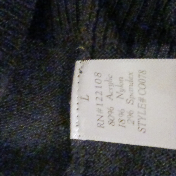 MAK black cardigan size L, like new condition - Picture 4 of 5